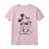 HapTiger Mickey And Friends Mickey Mouse Sketch Maglietta - Officially Licensed Disney Apparel for Fans