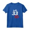Hello 33 Anni - Maglietta Compleanno Donna 33 e Favolosa - Regali Originali per il Suo Compleanno