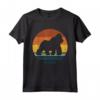 Gorilla Vintage Retro Mamma Papà Maglietta - Il regalo perfetto per gli amanti degli animali - Cute e Divertente