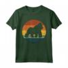 Gorilla Vintage Retro Mamma Papà Maglietta - Il regalo perfetto per gli amanti degli animali - Cute e Divertente