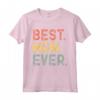 Best Mom Ever Family Funny Retro Vintage Maglietta - Mother's Day Gift Idea - Unique Humorous Mom Shirt
