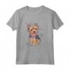 HapTiger Yorkie Mom Cute Yorkie Puppy Maglietta - Best Friend Fur-ever Gift Idea