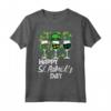 Felice St Patricks Day - Saint Pattys Paddys Irlandese Mamma Donne Maglietta - Costume Vintage Grafico Irlanda Shenanigans Tee