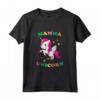 Divertente Simpatico Unicorno Mamma Arcobaleno Corno Camicia - Regalo per Mamma, Moglie, Sorella - Ideale per Compleanni e Feste