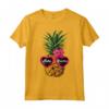 T-shirt da sole ananas Aloha Beaches Hawaii - Maglietta Vintage con Stampa Grafica per Surfisti e Amanti della Cultura Hawaiana