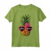 T-shirt da sole ananas Aloha Beaches Hawaii - Maglietta Vintage con Stampa Grafica per Surfisti e Amanti della Cultura Hawaiana