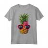 T-shirt da sole ananas Aloha Beaches Hawaii - Maglietta Vintage con Stampa Grafica per Surfisti e Amanti della Cultura Hawaiana