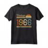 Vintage 1966 Compleanno - Maglietta Regalo Uomo Donna Annata 1966 - Ideale per Papà e Mamma Nati nel 1966