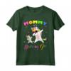 Mamma della Ragazza di Compleanno Tamponando Unicorno Principessa e Mamma Maglietta - Abbigliamento per Festa Compleanno Unicorno
