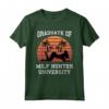 Milf Hunter - Camicia Graduate University EGirl Caldi Mamma Puma Maglietta - Ideale per Studenti Universitari e Amanti dell'umorismo
