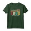 Best of 1980 - Cassetta Vintage 40th Birthday Maglietta - Ideale per Regalo di Compleanno Retro del 1980