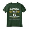 Agosto 1963 Anni 60 Compleanno Uomo - Maglietta Edizione Limitata per il 60° Compleanno - Il Mito La Leggenda