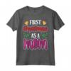 Primo Natale Da Mamma Annuncio Gravidanza Pregnant Famiglia Maglietta - Idea Regalo per il Primo Natale - Design Divertente