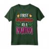 Primo Natale Da Mamma Annuncio Gravidanza Pregnant Famiglia Maglietta - Idea Regalo per il Primo Natale - Design Divertente