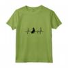 Donna Design Di Battito Cardiaco Cane Manchester Terrier - Maglietta con Collo a V - Cuore di Manchester Terrier