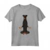 Divertente Yoga con il mio Manchester Terrier Maglietta - Regalo per Proprietari di Manchester Terrier