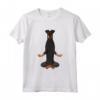 Divertente Yoga con il mio Manchester Terrier Maglietta - Regalo per Proprietari di Manchester Terrier