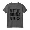Manchester Terrier Papà Papà - Miglior Cane Papà mai Uomini Maglietta - Regalo Ideale per Natale, Ringraziamento o Compleanni