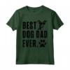 Manchester Terrier Papà Papà - Miglior Cane Papà mai Uomini Maglietta - Regalo Ideale per Natale, Ringraziamento o Compleanni