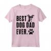 Manchester Terrier Papà Papà - Miglior Cane Papà mai Uomini Maglietta - Regalo Ideale per Natale, Ringraziamento o Compleanni