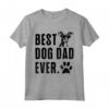 Manchester Terrier Papà Papà - Miglior Cane Papà mai Uomini Maglietta - Regalo Ideale per Natale, Ringraziamento o Compleanni