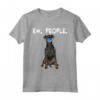 Cane Manchester Terrier Con Maschera - Maglietta Divertente per Amanti dei Cani - Ideale come Regalo Unico
