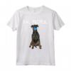 Cane Manchester Terrier Con Maschera - Maglietta Divertente per Amanti dei Cani - Ideale come Regalo Unico