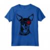 Manchester Terrier Dog 4 luglio America USA Bandiera Maglietta - Regalo per Proprietari - Ideale per Natale o Compleanni