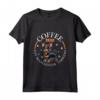 Caffè e Manchester Terrier Maglietta - Ideale per Amanti dei Cani - Acquista T-shirt con Slogan