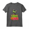 HapTiger Manchester Terrier Hippie T-Shirt - Peace, Love, and Dog Lovers - Psychedelic 1960s Style