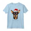 Manchester Terrier Woofy Christmas - Maglietta divertente per gli amanti del Natale - Regalo perfetto per i genitori del Manchester Terrier