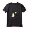Bambini Divertenti per Halloween - Manchester Terrier Walking Ghost Maglietta con Collo a V - Ideale come Regalo per la Stagione - Design Fantasma Felice