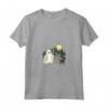 Bambini Divertenti per Halloween - Manchester Terrier Walking Ghost Maglietta con Collo a V - Ideale come Regalo per la Stagione - Design Fantasma Felice