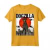Retro Perrozilla Dogzilla Giapponese Manchester Terrier Maglietta - Divertente Regalo per Amanti dei Cani