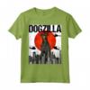 Retro Perrozilla Dogzilla Giapponese Manchester Terrier Maglietta - Divertente Regalo per Amanti dei Cani