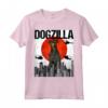 Retro Perrozilla Dogzilla Giapponese Manchester Terrier Maglietta - Divertente Regalo per Amanti dei Cani