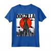 Retro Perrozilla Dogzilla Giapponese Manchester Terrier Maglietta - Divertente Regalo per Amanti dei Cani
