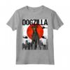 Retro Perrozilla Dogzilla Giapponese Manchester Terrier Maglietta - Divertente Regalo per Amanti dei Cani