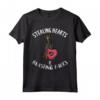 Divertente Manchester Terrier Scoreggia Maglietta - Regalo per Amanti dei Cani - Stealing Hearts And Blasting Farts Valentines Day Design
