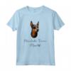 Manchester Terrier MOM Mamma Cane - Maglietta Divertente per Proprietari di Cani - Regalo di Compleanno o Natale