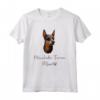 Manchester Terrier MOM Mamma Cane - Maglietta Divertente per Proprietari di Cani - Regalo di Compleanno o Natale
