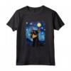 Manchester Terrier Cane Notte Stellata - Maglietta Cane Mamma Papà - Regalo Divertente per Amanti dei Cani