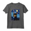 Manchester Terrier Cane Notte Stellata - Maglietta Cane Mamma Papà - Regalo Divertente per Amanti dei Cani