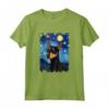 Manchester Terrier Cane Notte Stellata - Maglietta Cane Mamma Papà - Regalo Divertente per Amanti dei Cani