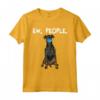 Cane Manchester Terrier con Maschera - Maglietta Divertente per Amanti dei Cani - Ideale come Regalo