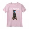 Cane Manchester Terrier con Maschera - Maglietta Divertente per Amanti dei Cani - Ideale come Regalo