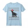 Manchester Terrier Natale Maglietta - Design Natalizio con Cane Santa - Regalo Perfetto per Proprietari di Manchester Terrier