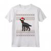 Manchester Terrier Natale Maglietta - Design Natalizio con Cane Santa - Regalo Perfetto per Proprietari di Manchester Terrier