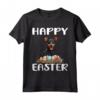 Happy Easter Manchester Terrier Razza Cane - Maglietta Divertente per Uomini, Donne e Bambini - Ideale per Festeggiare la Pasqua con la Famiglia