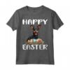 Happy Easter Manchester Terrier Razza Cane - Maglietta Divertente per Uomini, Donne e Bambini - Ideale per Festeggiare la Pasqua con la Famiglia